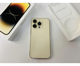 Iphone 14 Pro 6.1inh 128GB Màu Gold ( Vàng ) Qte ( SB△) Qua SD còn đẹp 99,9% / Pin 100% ( 31L ) Máy Trần + KPK Msfbw : 5096
