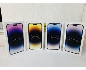 IPhone 14 Pro Max   6.7inh   256Gb  ( 4 )  Màu Purple ( Tím ) Gold ( Vàng )   Black ( Đen )  Silver ( Trắng ) Qte ( Ap ) Máy mới 100% chưa khui hộp Ms:7979