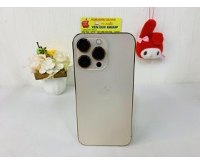 iPhone 13 Pro 6.1inh 256GB Màu Gold ( Vàng ) Qte (SB▲) Qua SD còn đẹp tầm 95-96% Pin 87% Máy Trần + KPK Ms : 1553