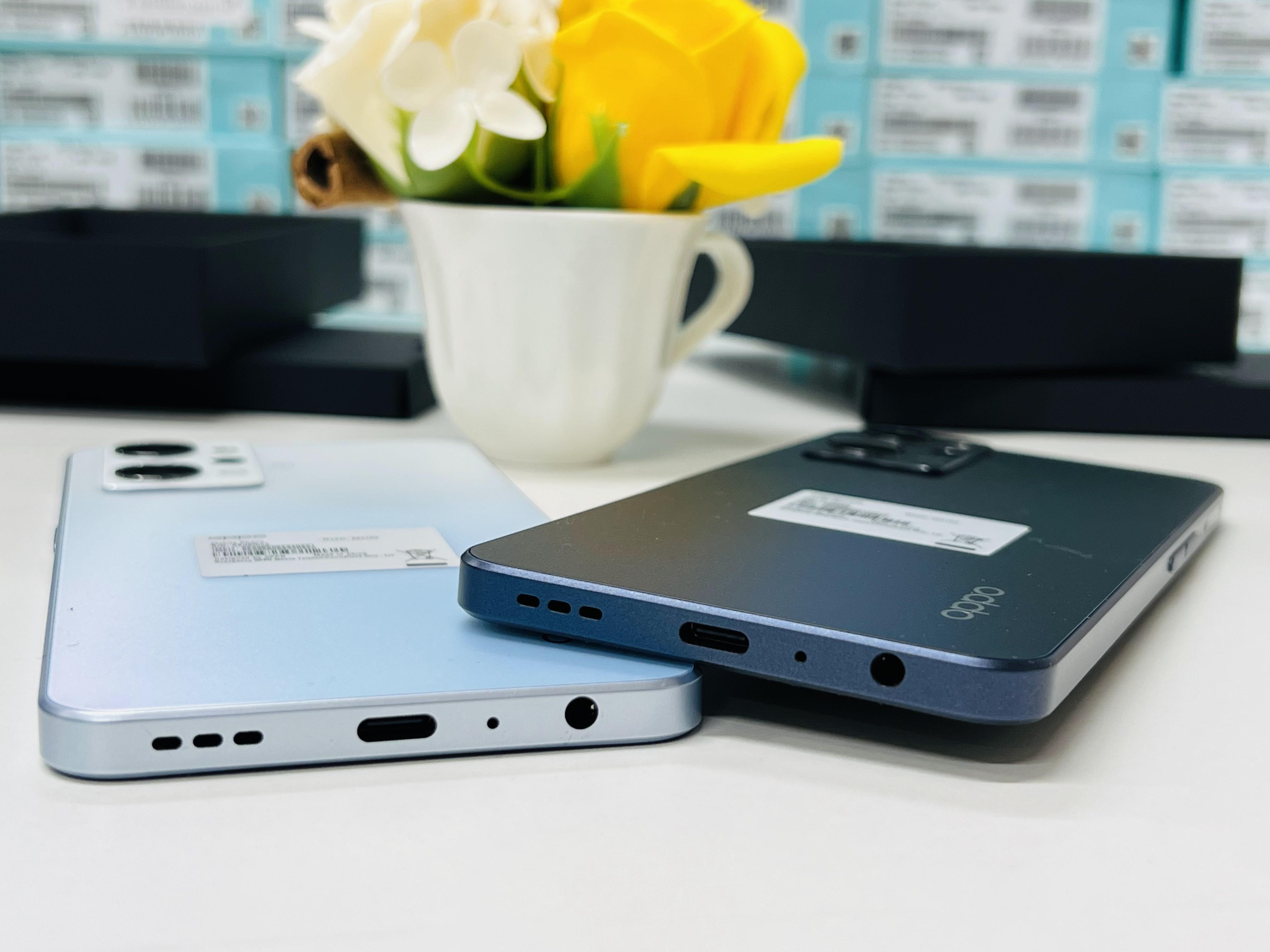 Oppo Reno 7a 5G 6.4 inch / Snapdragon 695 /Ram 6GB /Room 128GB Pin 4500 mAh Qte 2 Sim / Mới 100% / Chưa Khui Hộp /  Màu Blue Xanh & Black Đen
