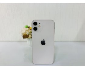 iPhone 12 Mini 5.4inh 128GB Màu White ( Trắng ) Qte ( DCM) Qua SD còn đẹp tầm 97-98% Pin 84% Máy Trần + KPK Ms : 2720
