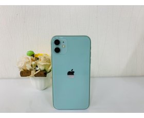 iPhone 11 6.1inh 64GB Màu Green ( Xanh ) Qte ( Apple ) Qua SD còn đẹp tầm 92-93 % / Pin 100% Sạc 22 lần Máy trần + KPK Ms:4357