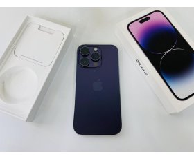 iPhone 14 Pro 6.1inh 128GB Màu Deep purple ( Tím ) Qte ( DCM▲) Qua SD còn đẹp tầm 98% / Pin 100% sạc 80 lần Máy hộp + KPK Ms: 6265