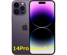 iPhone 14Pro Max 256GB 6.7" / Deep Purple ( Tím ) / QT(SB▲) / Mới 100%( Chưa sử dụng ) / Hàng Trả BH / MS: 8979