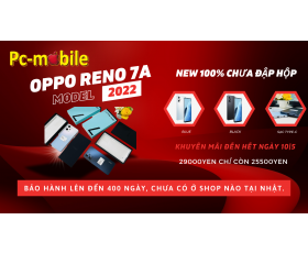 Oppo Reno 7a 5G 6.4 inch / Snapdragon 695 /Ram 6GB /Room 128GB Pin 4500 mAh Qte 2 Sim / Mới 100% / Chưa Khui Hộp /  Màu Blue Xanh & Black Đen