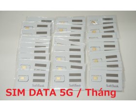 SIM DATA SOFTBANK BÁN ĐỨT 1 Năm ( 12 Tháng ) Dung lương 5G Tốc độ cao 1 tháng Sài từ đầu tháng 8/2023 đến Cuối Tháng 7/2024.