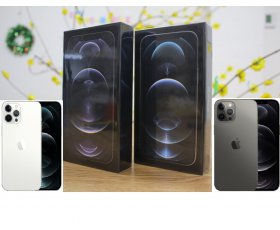iPhone 12pro Max 6.7inh / 128G / Quốc Tế Apple Store / Graphite (Đen Than Chì) và Silver ( Trắng bạc ) / Mới 100% Chưa khui hộp / Bh Apple 1 Năm / MS:027201 và 024619 