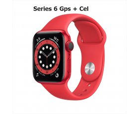 Apple Watch Series 6 40mm GPS+Cel ( Có sài sim ) / Red ( đỏ từ Mặt (Aluminum) Đến dây ) / New 100% Chưa khui hộp BH Apple 1 Năm / MS: W018843
